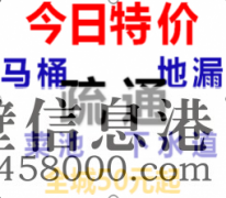 【專業(yè)疏通】低價馬桶疏通、下水道疏通、蹲便、衛(wèi)生間有異味、換